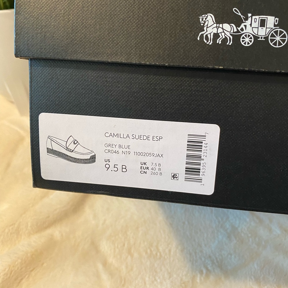 COACH Women's Pearl Slip On Cap Toe Flats - Picture 8 of 8